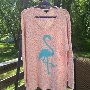 Colorful Flamingo Sweater